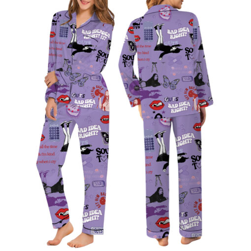 Olivia Guts Satin Pajamas Set - Image 14
