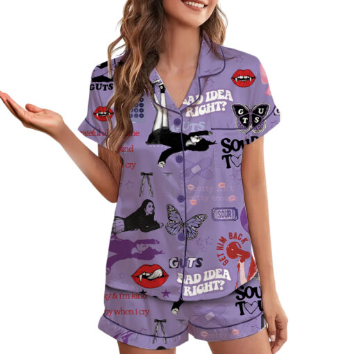 Olivia Guts Satin Pajamas Set - Image 10