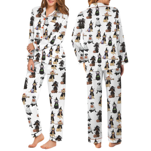 Aimery Women Christmas Satin Pajamas Set - Image 7