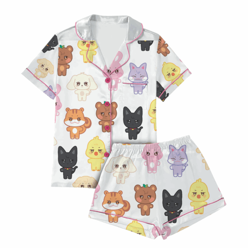 Ateez Tour Silky Satin Pajama Set - Image 5