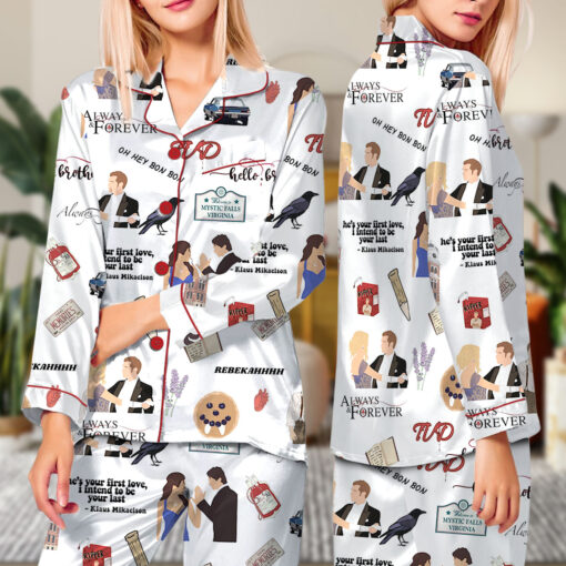 Always And Forever Satin Pajamas Set - Image 6