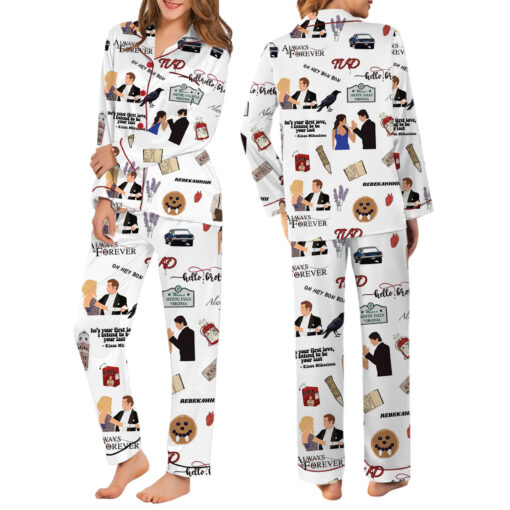 Always And Forever Satin Pajamas Set - Image 5