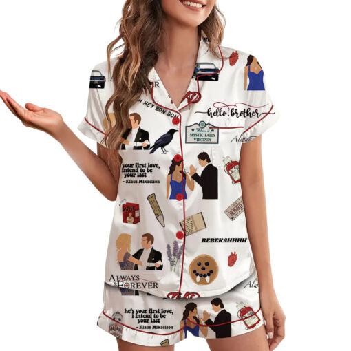 Always And Forever Satin Pajamas Set - Image 3