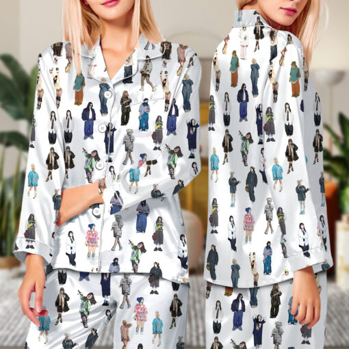 Billie Eilish Satin Pajamas Set - Image 7