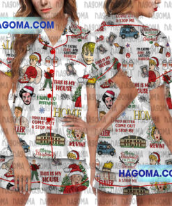 Home Alone Kevin Mccallister Satin Pajamas Set