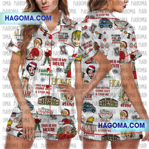 Home Alone Kevin Mccallister Satin Pajamas Set