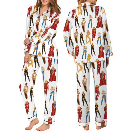 Beyoncé Cowboy Carter Tour Satin Pajamas Set - Image 7