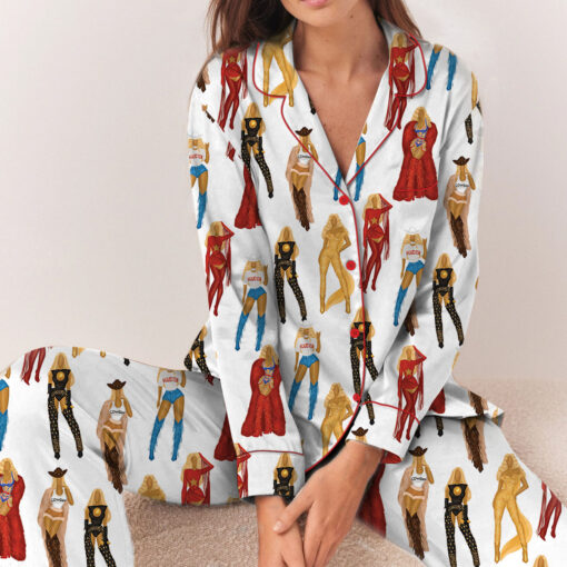 Beyoncé Cowboy Carter Tour Satin Pajamas Set - Image 6