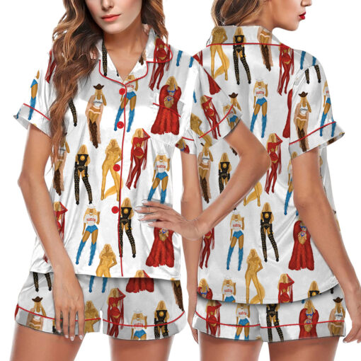 Beyoncé Cowboy Carter Tour Satin Pajamas Set