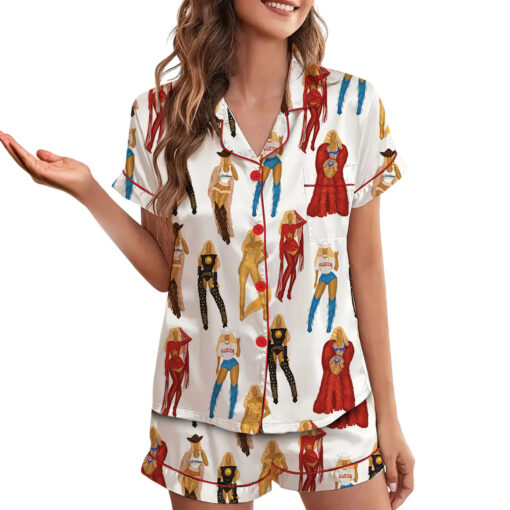 Beyoncé Cowboy Carter Tour Satin Pajamas Set - Image 4