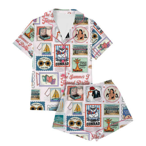 Summer I Turned Pretty Satin Pajamas Set - Image 2