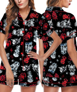 Sleep Token Satin Pajamas Set For Women