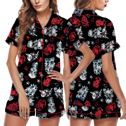 Sleep Token Satin Pajamas Set For Women