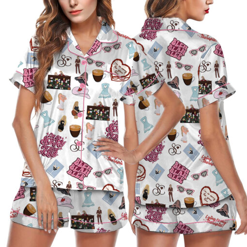 Sabrina Carpenter Satin Pajamas Set For Women