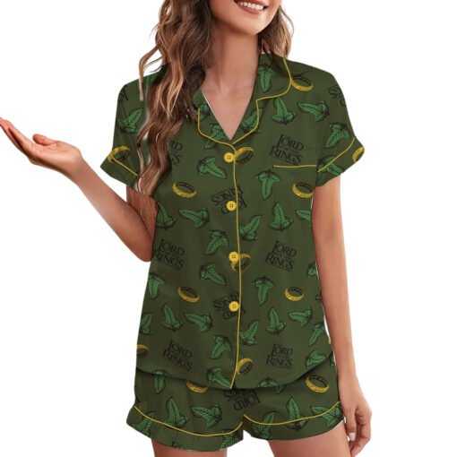 Women’s Lord Of The Rings Movie Satin Pajamas Set - Image 8