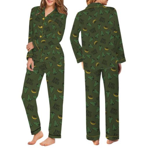 Women’s Lord Of The Rings Movie Satin Pajamas Set - Image 6