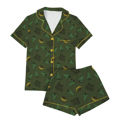 Women’s Lord Of The Rings Movie Satin Pajamas Set - Image 3
