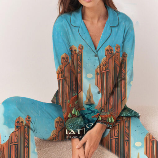 Women’s Lord Of The Rings Argonath Travel Satin Pajama Set - Image 5