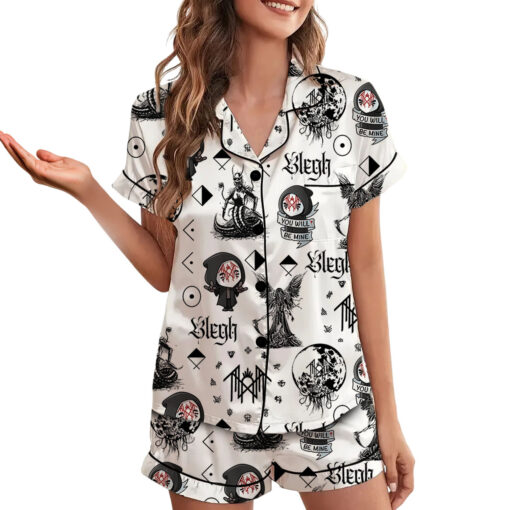Sleep Token Music Merchandise Satin Pajamas Set - Image 2