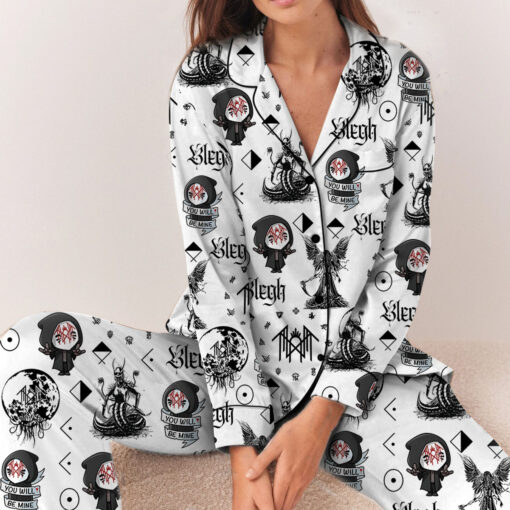 Sleep Token Music Merchandise Satin Pajamas Set - Image 7
