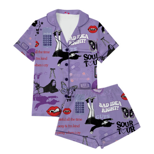 Olivia Guts Satin Pajamas Set - Image 9
