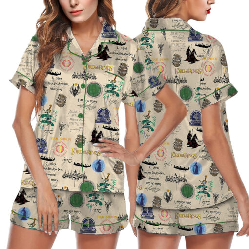The Lord Of The Rings Satin Pajamas Set