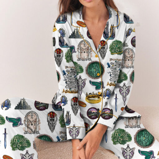 Women's Lord Of The Rings LOTR Satin Pajama Set - Image 5