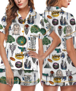 Women's Lord Of The Rings LOTR Satin Pajama Set