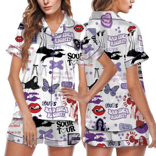 Olivia Guts Satin Pajamas Set