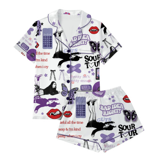 Olivia Guts Satin Pajamas Set - Image 2