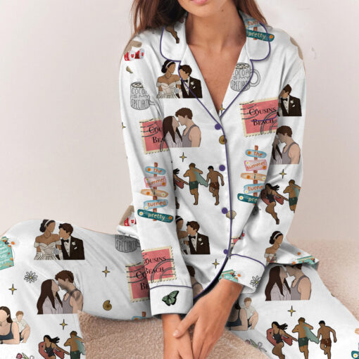 The Summer I Turned Pretty Satin Pajamas Set - Image 6