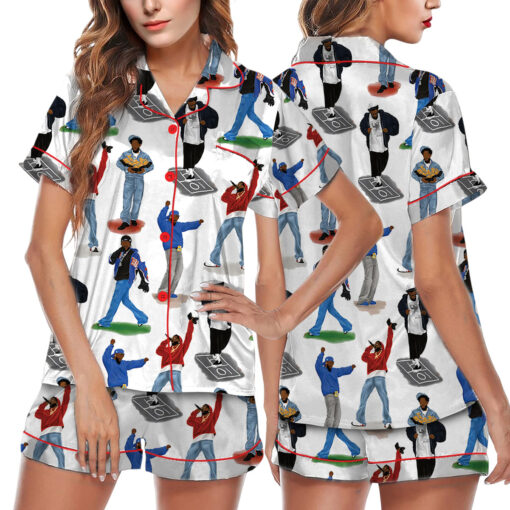 Kendrick Lamar Satin Pajamas Set For Women