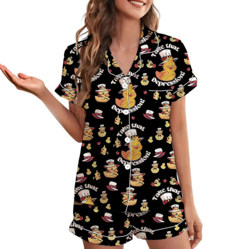 Take That Despression Satin Pajamas Set - Image 4