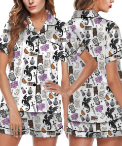 Basgiath War College Sleepwear Satin Pajamas Set