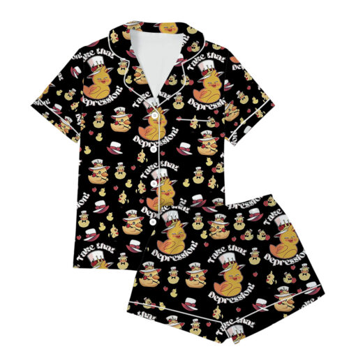 Take That Despression Satin Pajamas Set - Image 3
