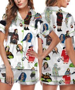 Mini Billie Eilish Satin Pajamas Set
