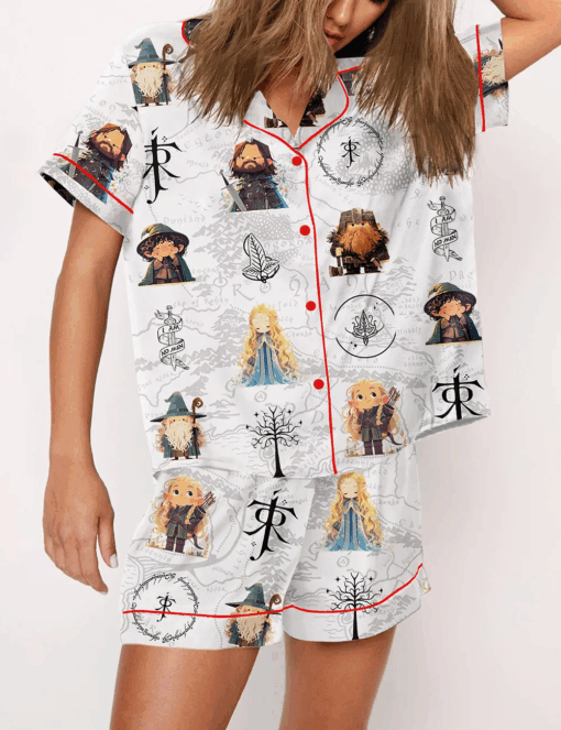 The Lord Of The Ring Satin Pajamas Set - Image 2