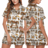 Stars Hollow Gilmore Shouls Satin Pajamas Set