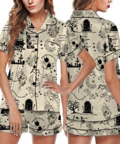 Coquette Taylor Swift Halloween Satin Pajamas Set