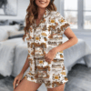Stars Hollow Gilmore Shouls Satin Pajamas Set