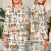 Stars Hollow Gilmore Shouls Satin Pajamas Set