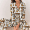Stars Hollow Gilmore Shouls Satin Pajamas Set
