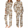 Stars Hollow Gilmore Shouls Satin Pajamas Set