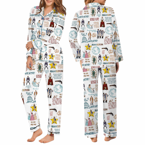 Hamilton American Musical Satin Pajamas Set - Image 7