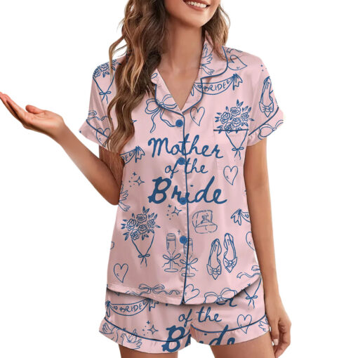 Women’s Mother Of The Bride Satin Pajamas Set - Image 10