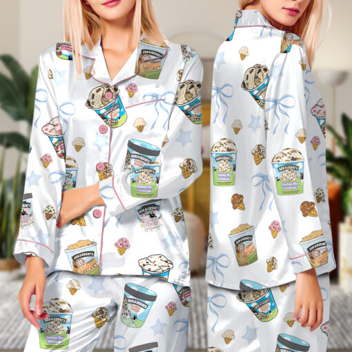Ben And Jerry's Satin Pajama Set - Image 7