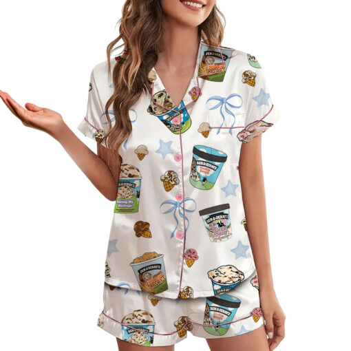 Ben And Jerry's Satin Pajama Set - Image 2
