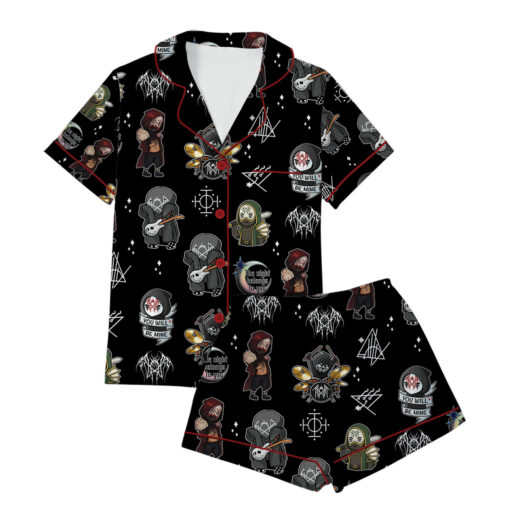 Sleep Token Music Merchandise Satin Pajamas Set - Image 3