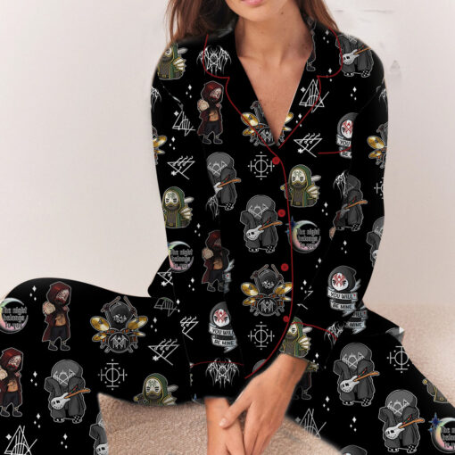 Sleep Token Music Merchandise Satin Pajamas Set - Image 6