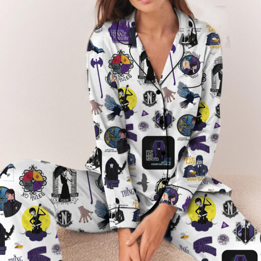 Wednesday Satin Pajamas Set For Women - Image 6